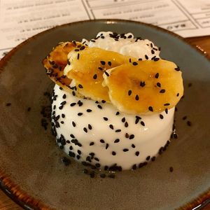 Vegan pannacotta at Hills Dumplings in Helsinki