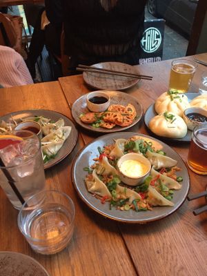 Dinner for three at Hills Dumplings in Helsinki