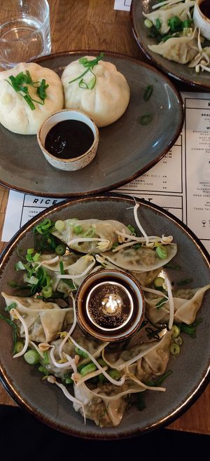 Vegan dumplings at Hills Dumplings in Helsinki