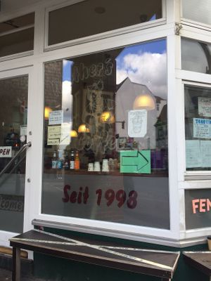 Outside (only to go during Covid) at Mothers Fine Coffee in Hamburg