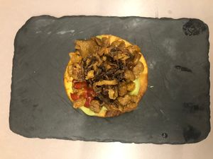 Maritosta de soja texturizada at MariCastaña in Almeria