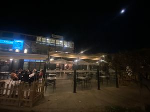 La terrasse la nuit, face à la mer   at MariCastaña in Almeria