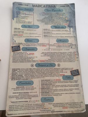 Full menu  at MariCastaña in Almeria