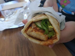 Satay Tofu Wrap at Wrapture in West End