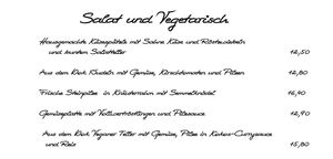 Ein veganes Gericht auf der Karte at Kupferpfanne in Hechingen