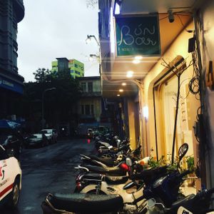 Street view  at Bun Bar in Ho Chi Minh City