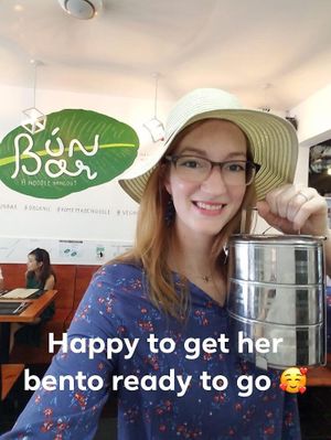 Bento delivery service - eco-friendly at Bun Bar in Ho Chi Minh City