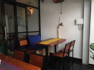 Balcony outdoors seating at Bun Bar in Ho Chi Minh City