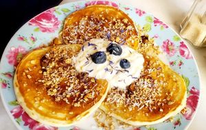 pancakes at L'Alchimiste in Brussels