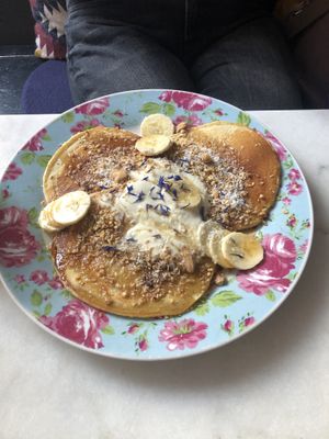 pancakes  at L'Alchimiste in Brussels