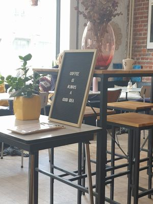 Interior at L'Alchimiste in Brussels
