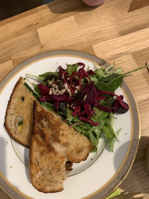 Cheese toast  at L'Alchimiste in Brussels