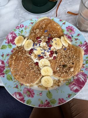 The pancakes  at L'Alchimiste in Brussels