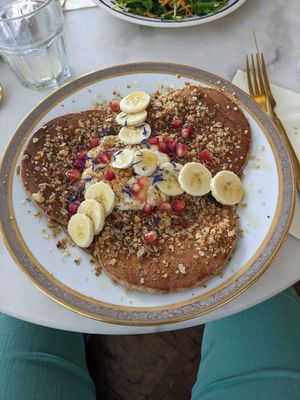 Buckwheat (?) Pancakes at L'Alchimiste in Brussels