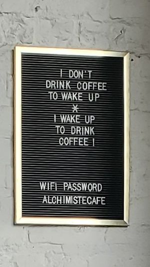 I agree at L'Alchimiste in Brussels