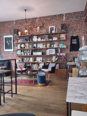 A view of the interior at L'Alchimiste in Brussels