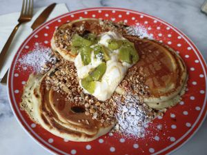 Pancake of the day at L'Alchimiste in Brussels