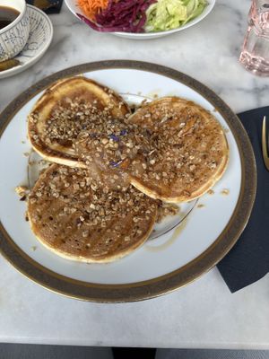 Apple pancakes   at L'Alchimiste in Brussels