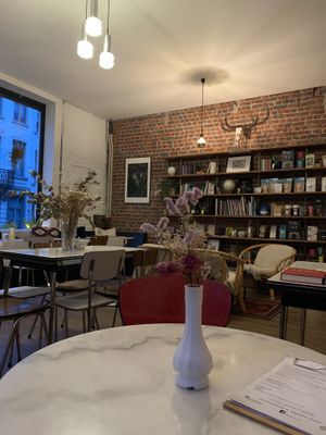 Seating Area at L'Alchimiste in Brussels