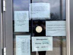 store front at Café Maiko in Falkensee