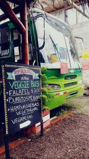 Food truck vegan at Mindo Sobre Ruedas in Mindo