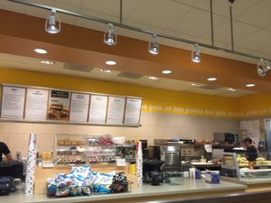 The counter at MIA - Au Bon Pain - TG in Miami