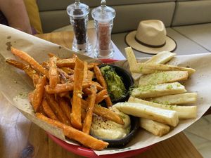 The best fries on the planet  at Wild Cafe in Estepona