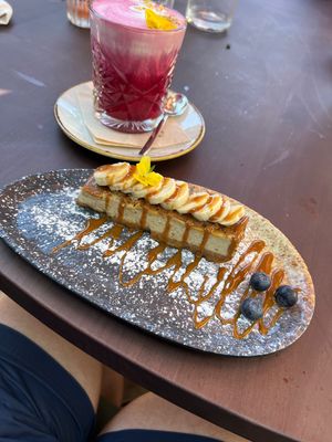 Vegan cheese cake 🍰   at Wild Cafe in Estepona