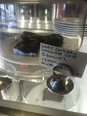 Vegan cake at avenue cafe in New Orleans