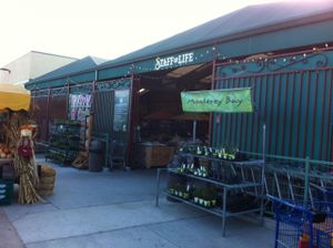 entrance at Staff of Life in Santa Cruz