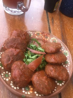 Nuggets made with oats (recommend to avoid)  at Lxs de Abajo in Zacatecas
