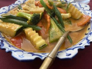 Choo Chi Curry 🌱  at Royal Sri Thai in Chapel Hill