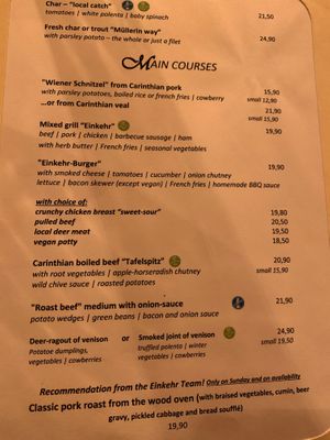  at Trattlers Einkehr in Bad Kleinkirchheim