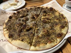 Zaatar bread  at Eli Falafel - Jiujiang Rd in Shanghai