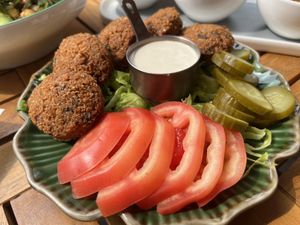 Falafel plate  at Eli Falafel - Jiujiang Rd in Shanghai