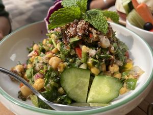 Quinoa chickpea salad  at Eli Falafel - Jiujiang Rd in Shanghai