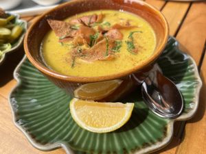 Lentil soup  at Eli Falafel - Jiujiang Rd in Shanghai