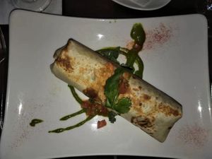Vegetable burrito. at Maya in Shanghai