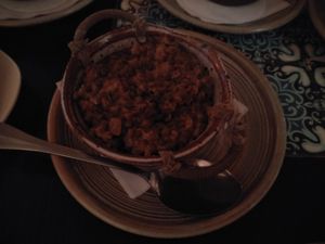 Coconut and Chipotle Lentils delicious vegan side. at Maya in Shanghai