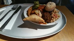 Small buffet plate  at Tibits in London