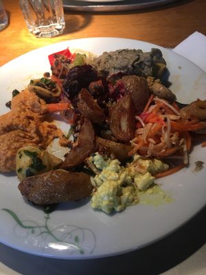 Lots to choose at lunchtime at Tibits in London