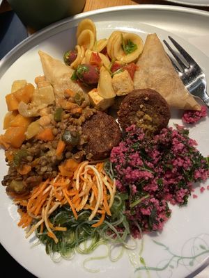 Vegan assortment! at Tibits in London