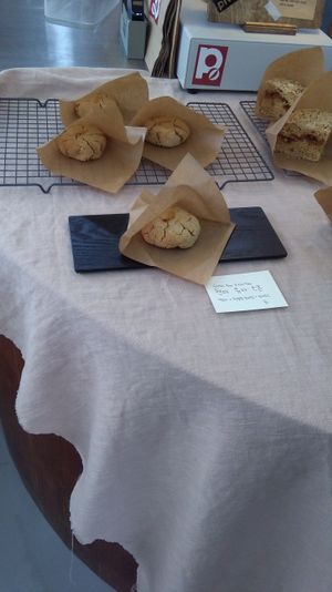 Brown rice citron scone at Bakeshop Pivot in Seoul