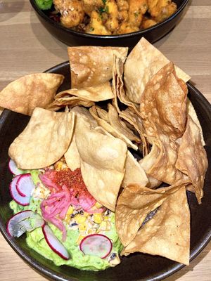 Vegan Street Corn + Avocado Dip  at Earls in Plano
