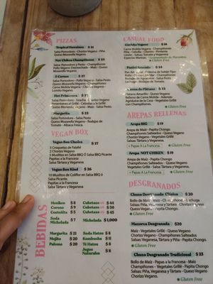 Menu 1 at VEGAN GARDEN in Barranquilla