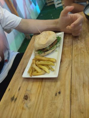 Vegan WOW burger at VEGAN GARDEN in Barranquilla