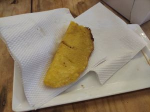 Empanada con carne de soya at VEGAN GARDEN in Barranquilla