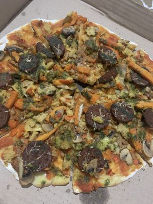 Pizza carnes  at VEGAN GARDEN in Barranquilla