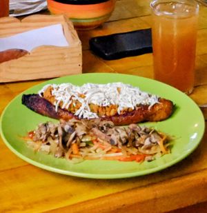 Canoa de plátano at VEGAN GARDEN in Barranquilla