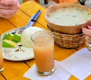 Mote de queso (only available on their daily menu). at VEGAN GARDEN in Barranquilla